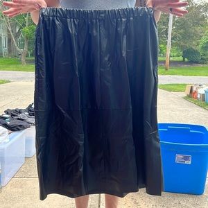Pleather Skirt